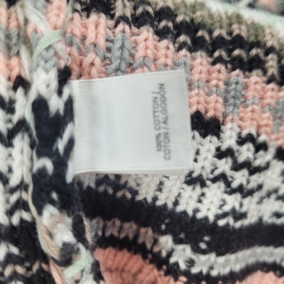 Victoria's Secret Womens Fair Isle Thick Cotton Knit Sweater Size Small Petite - Picture 8 of 8